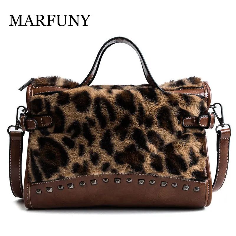 

MARFUNY Women Handbags High Quality Shoulder Bags Female Crossbody Bag Ladies Fashion Leopard Print Luxury Designer Sac A Main