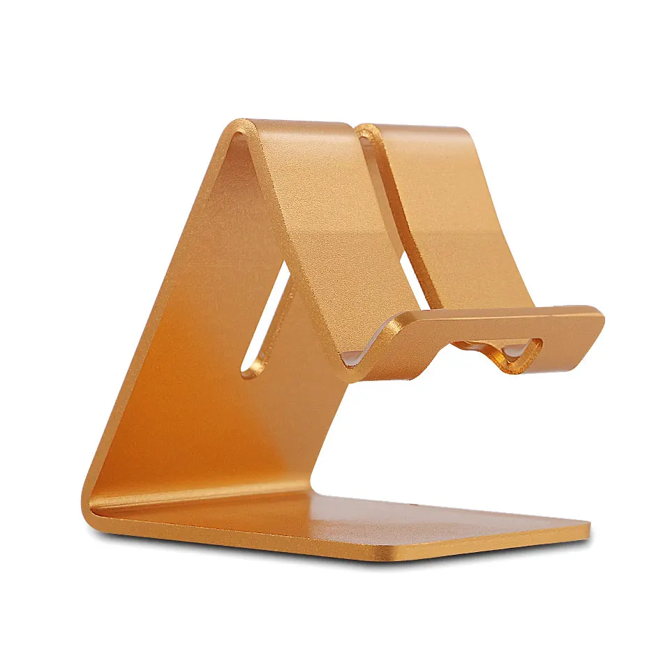 Подставка для iPhone X 8 7/7 Plus 6s 6 5s 5 4 4s держатель телефона для samsung Zopo Archos Xiaomi VERTEX case Micromax - Цвет: Golden