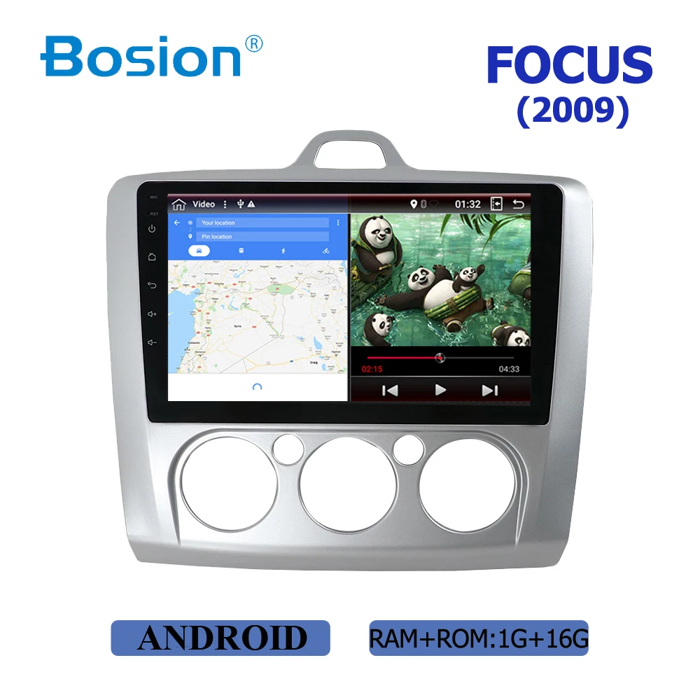 

2 din 9" Android 8 car dvd Multimedia for Ford Focus 2009 gps navigation wifi rds 4G usb mirror link steering wheel car radio