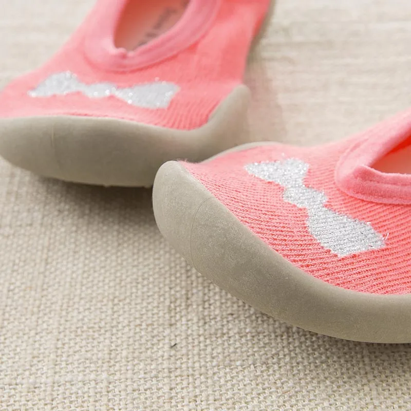 DB7610 Dave Bella Toddler Shoes Soft Bottom For Newborn Fashion Baby Socks With Rubber children shoes