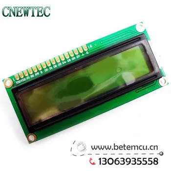 

1602 Character 16x2 LCD Display Module Green- 5V white Character/ Backlight 1PCS