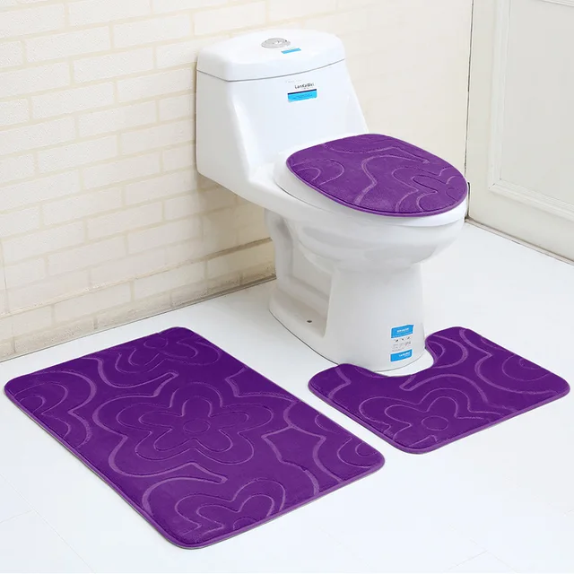 flannel 3pcs bathroom mat sets microfiber geometric modern anti slip bath mat modern bathroom rug and - Bathroom Rug Sets flannel 3pcs bathroom mat sets microfiber geometric modern anti slip bath mat modern bathroom rug and - Bathroom Rug Sets
