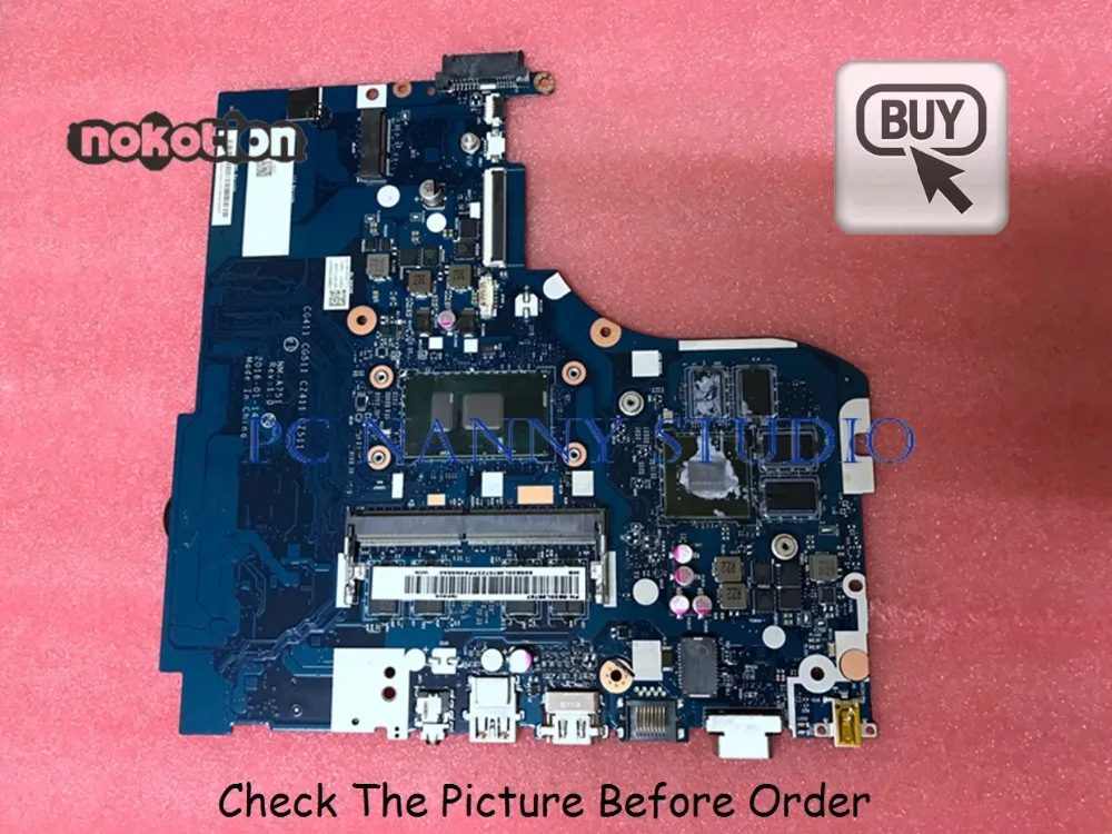 PCNANNY NM-A751 for lenovo IDEAPAD 310-15ISK laptop motherboard I7-6500U CG411 CG511 CZ411 CZ511 PC Notebook Mainboard tested | Компьютеры