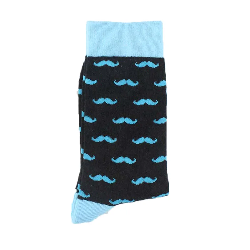 Модные подарки, мужские счастливые носки в стиле хип-хоп, Harajuku, пингвин, динозавр, ленивые теплые носки, Компрессионные носки, большие размеры, мужские подарочные носки - Color: 16