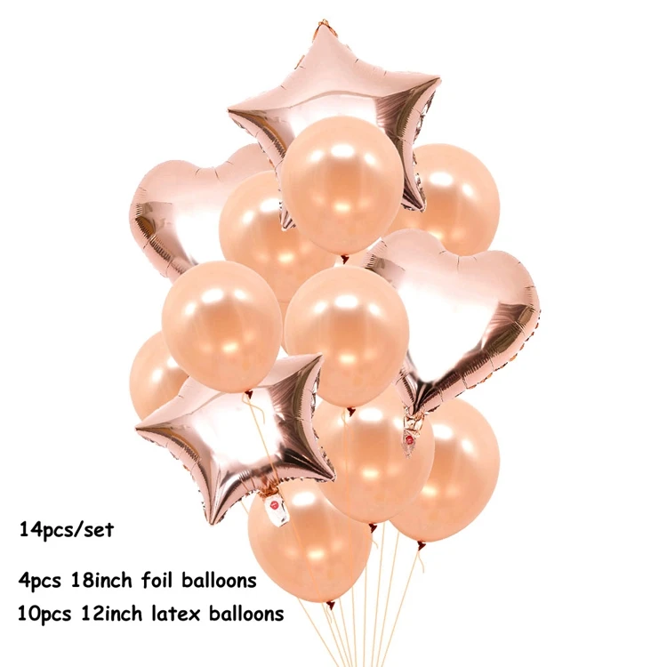 Йориу латексные шары воздушные шары с конфетти набор «С Днем Рождения» вечерние украшения Дети Oh Baby Shower мальчик Baloons Свадебные сувениры - Цвет: Balloon Set 21