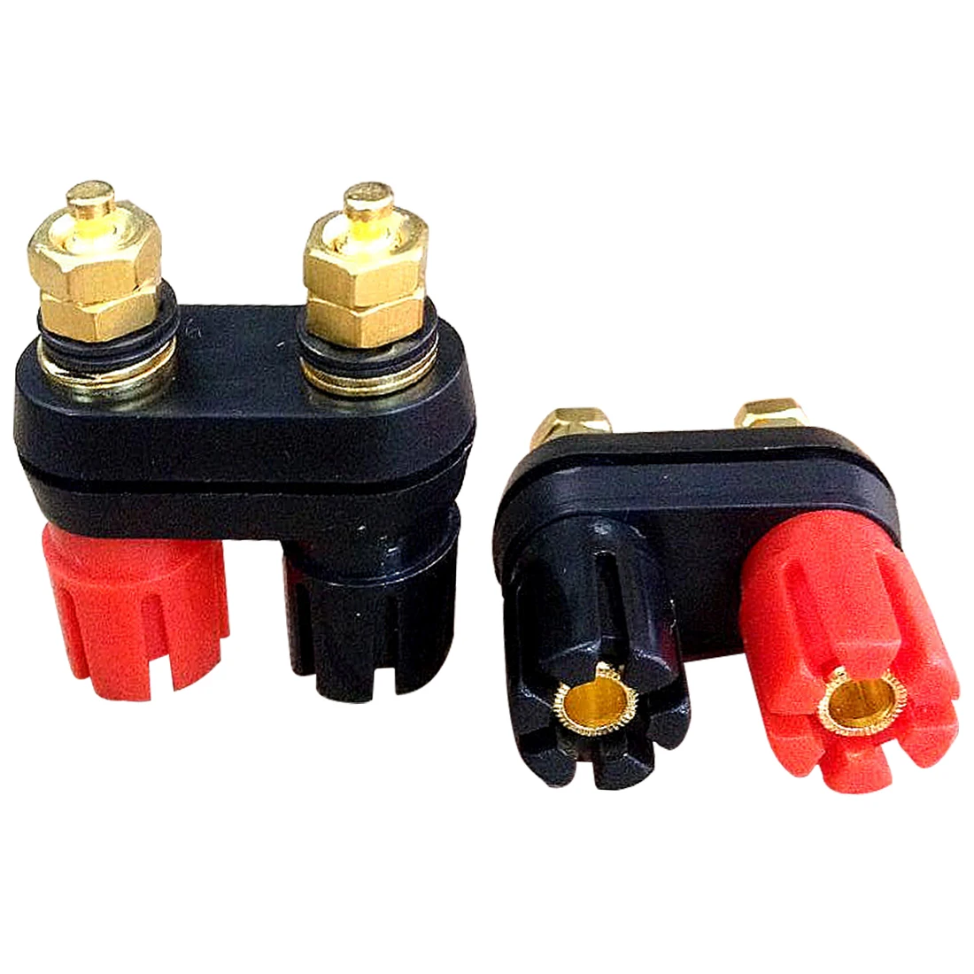 

1pc/2pcs Banana Plugs Couple Terminals Red Black Connector Amplifier Terminal Binding Post Banana Speaker Plug Jack Tools
