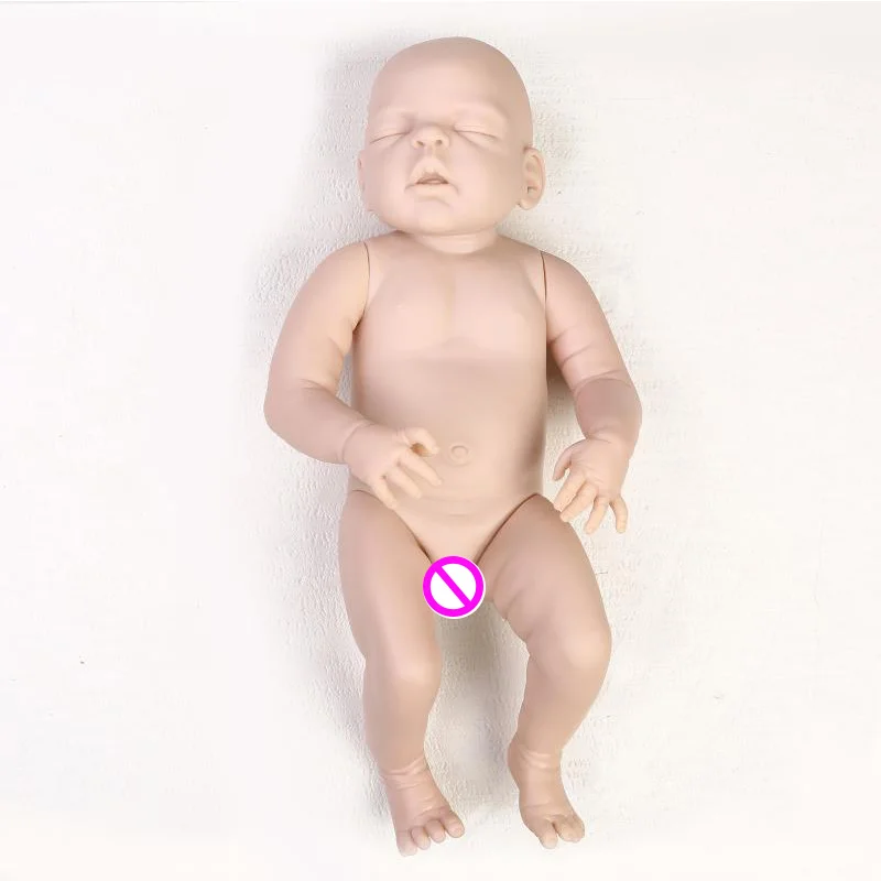 23 дюймов Новое поступление DIY винил силиконовый Reborn Baby Doll Kit Неокрашенная пустая кукла набор игрушек для детей