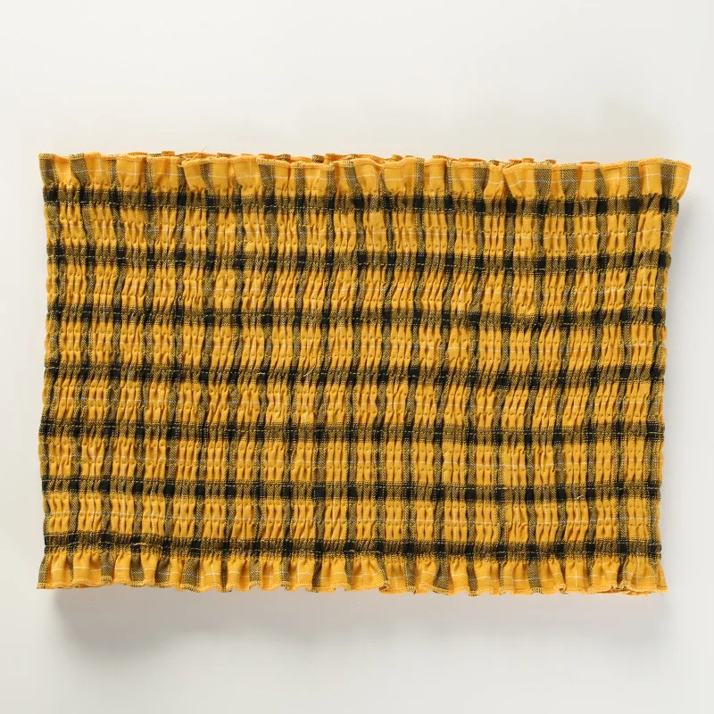 yellow crop top