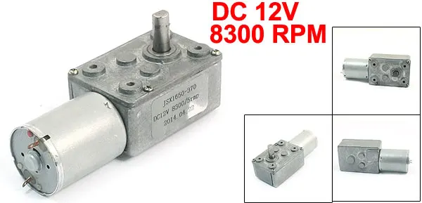UXCELL DC12V 8300 об/мин 5 Выход 4 мм диаметр вала высокий крутящий момент редукторный