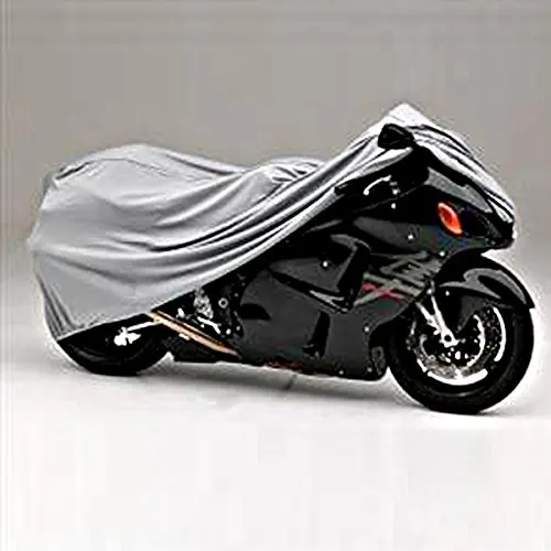 Водонепроницаемый мотоциклетный гараж брезент крышка мотоцикла 246*105*127 см/Размер XL серебро