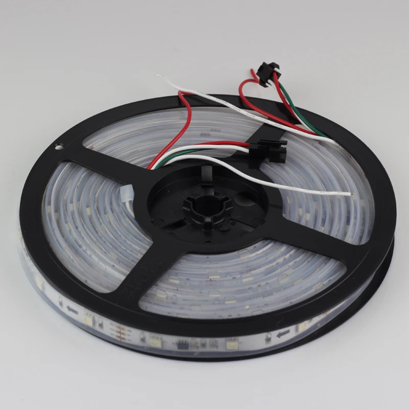 36 Вт 12 В 5 м 30 светодиодный Дов/м WS2811 Пиксельная Светодиодная лента 10IC/M SMD5050 LED IP66