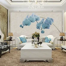 Пользовательские 3D печать DIY ткань и текстильные обои для стен ткань жаккард Лен для гостиной фрески цветок обои фото