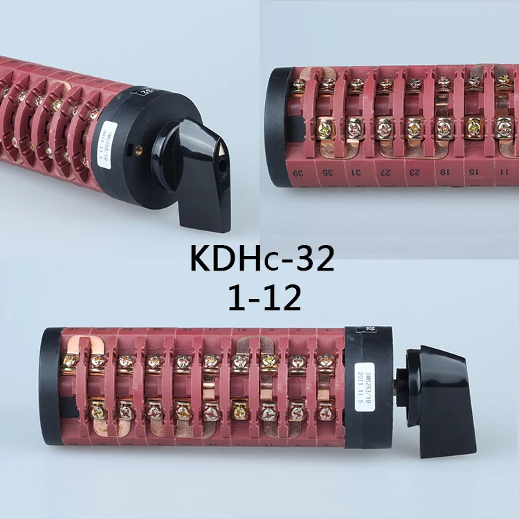 KDHc-32 1-12 ROHS/CE сертифицированный универсальный переключатель для сварочного аппарата 32A