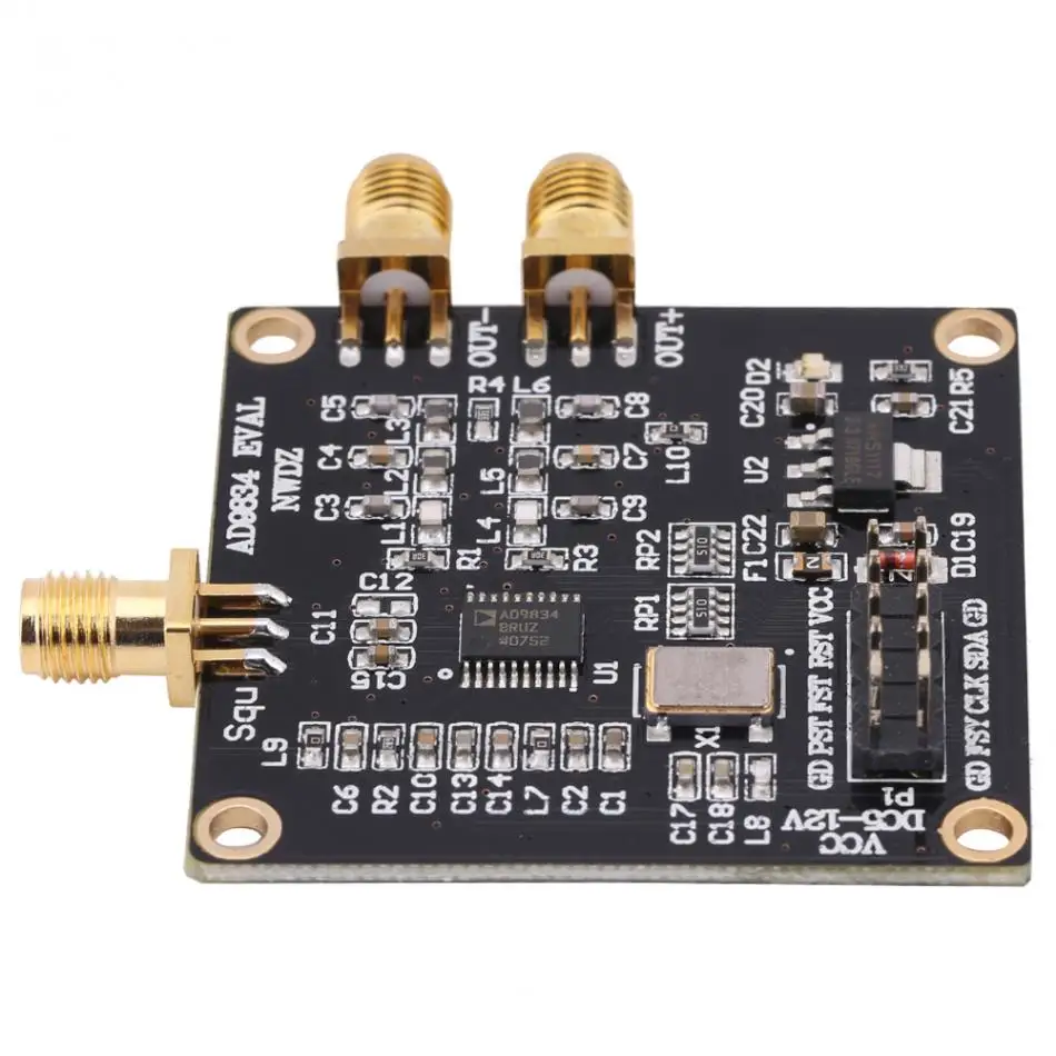 1 шт. AD9834 DDS модуль генератора сигналов 20 МВт 37,5 МГц синус/треугольник/квадратный генератор волн модуль доска источники сигнала Генератор