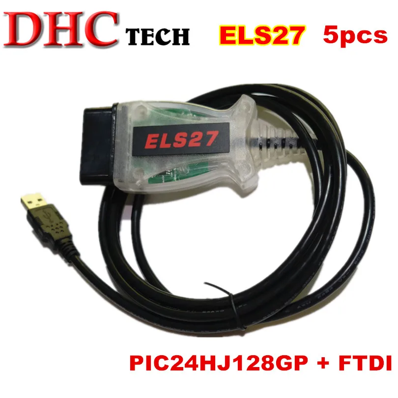 5pcs ELS27 FORScan Scanner OBD2 PIC24HJ128GP + FTDI Mircochip for F0-rd/Ma--z--d/Li--nc-on &amp Me--cu--ry Vehicles free shipping |