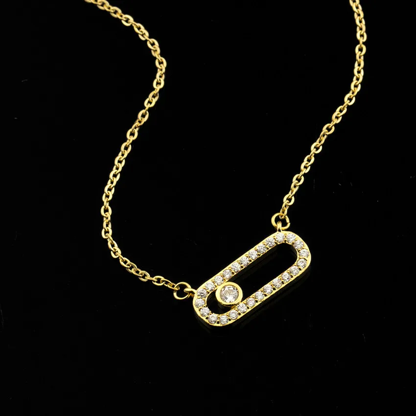 

ACEBFEET Trendy Crystal CZ Choker Necklace Pendant Long Chain Necklace Bijoux Collier Collar Femme Wedding Bridal Gift