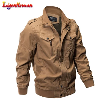 

Pilot Jackets Air Force Brand New Winter Spring Men's Cotton Jacket Coat Army Men Military Jacket Cargo Large size 5XL 6XL