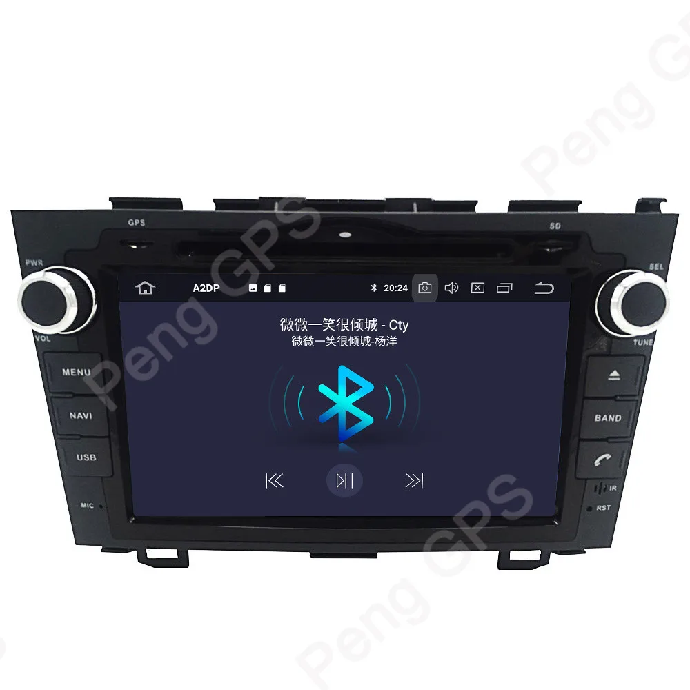 Автомагнитола на Android 9 0 с GPS навигацией 2 Din для Honda CRV 2006 2011 CD DVD плеер IPS экран Bluetooth
