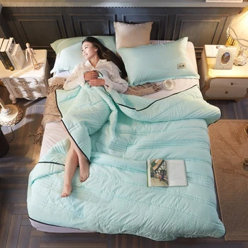 

3 piece Home Textile Bedspread winter quilted bedspread pillowcase 100% cotton quilted bedskirt Luxury Flower American bed cover