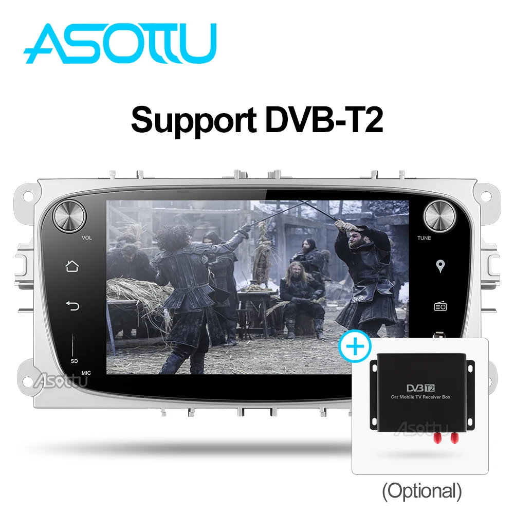 Android 8 1 автомобиль DVD Восьмиядерный для Ford Mondeo C max Фокус galaxy S dvd gps радио Видео плеер
