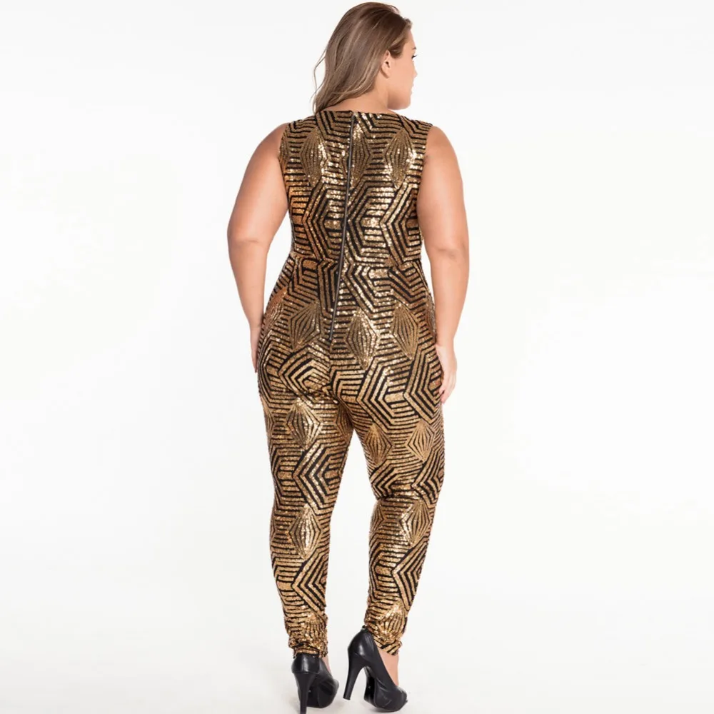 jumpsuit schwarz gold