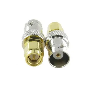 

2PCS BNC Female Jack to SMA Male Plug RF Ccoaxial Adapter Connector