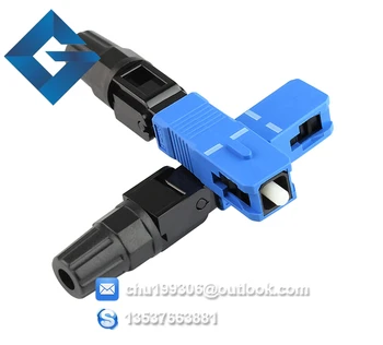 

100pcs FTTH SC UPC single-mode Quick Cold Connector Fast Connector Free shipping