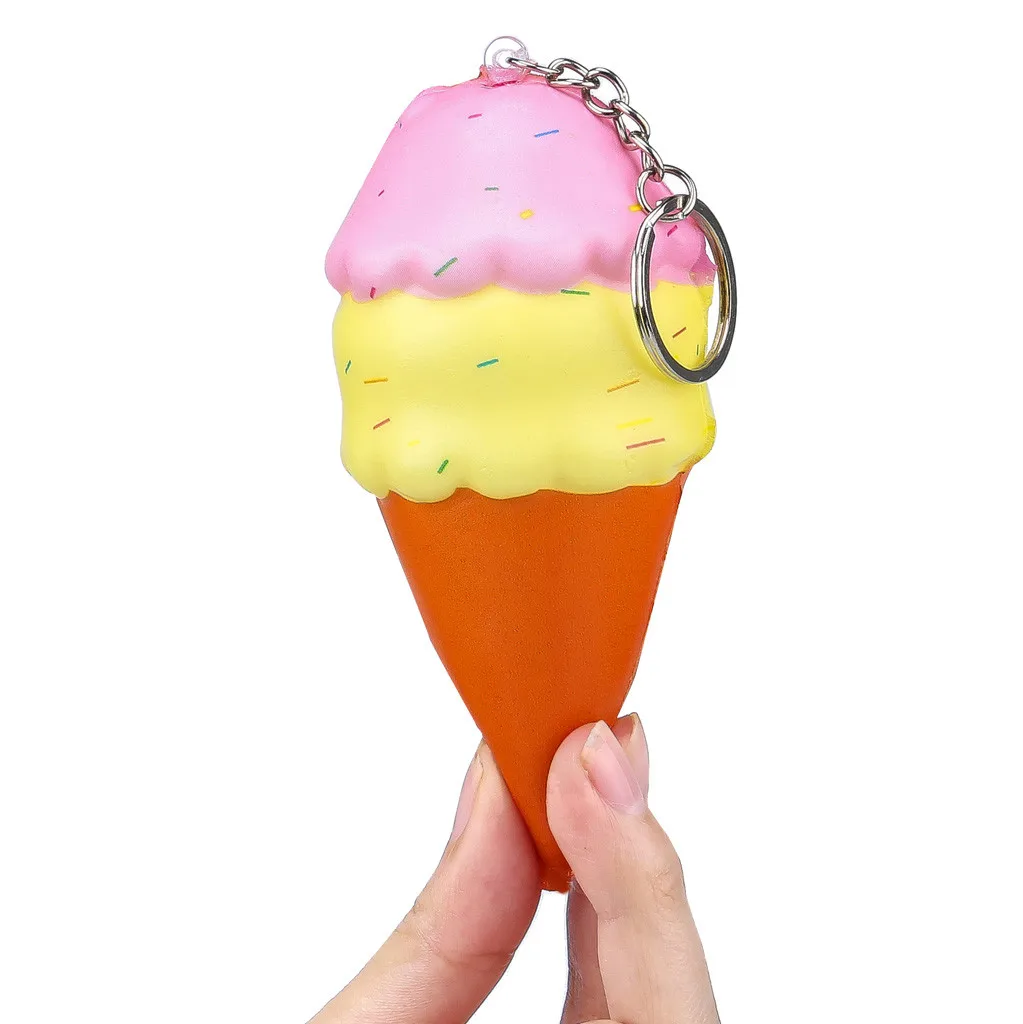 MiniAdorable PU чехол для телефона funy мороженое, мягкий медленно поднимающийся с рисунком мороженого на палочке очень медленно принимает начальную форму рост детей милый стресса надувные игрушки 6,5