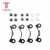 TAOCHIS luce di Nebbia Staffa Retrofit Adattatore Strumenti Frame Per M6 2.5 3.0 pollici Nebbia lampada allo xeno bi Obiettivo Del Proiettore Modificare viti Dadi