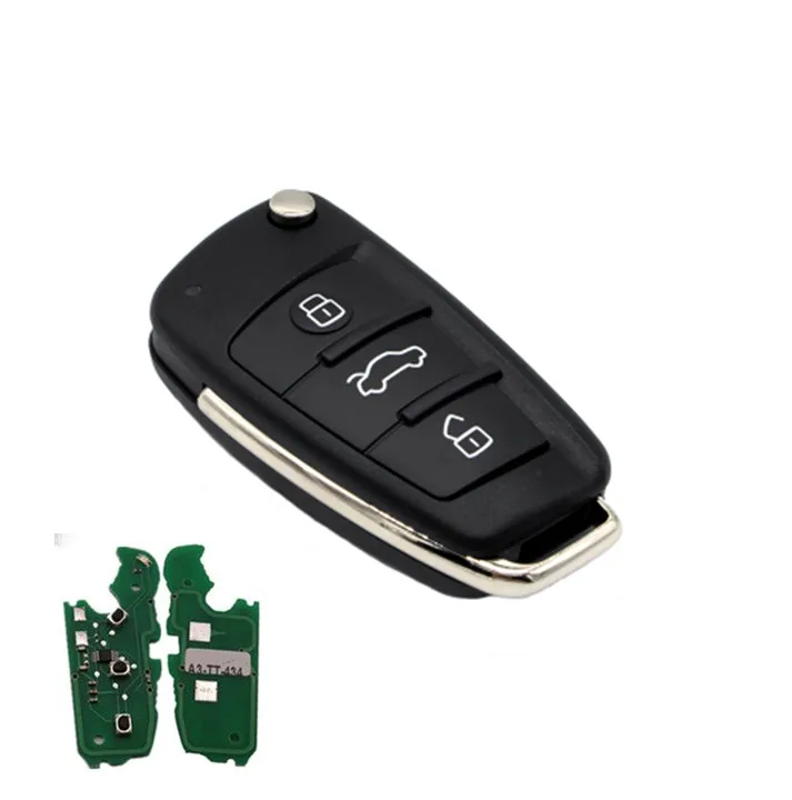 Wilongda Авто смарт ключ A3TT 3 кнопки дистанционного ключа wth ID48 чип 434 МГц для Audi ключ