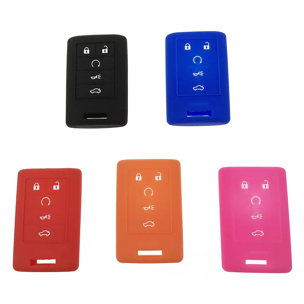 

Auto Silicone Key Case For Cadillac CTS DTS STS Auto Key Cover Shell Decoration Styling for For Cadillac Accessories