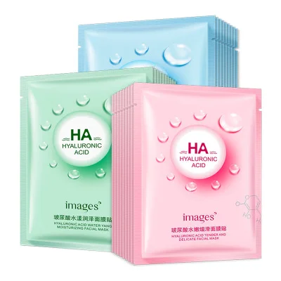 

BIOAQUA IMAGES HA HYALURONICACID HYALURONIC ACID CONDENSATE WATER FACIAL Whitening Moisturizing Shrink pores Korean cosmet MASK