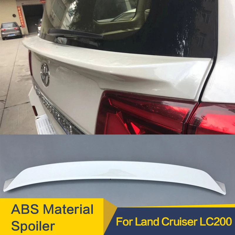 

For Toyota Land Cruiser LC200 2008-2018 Spoiler Rear Trunk Lid Car Spoiler ABS Material Middle Wing Spoiler