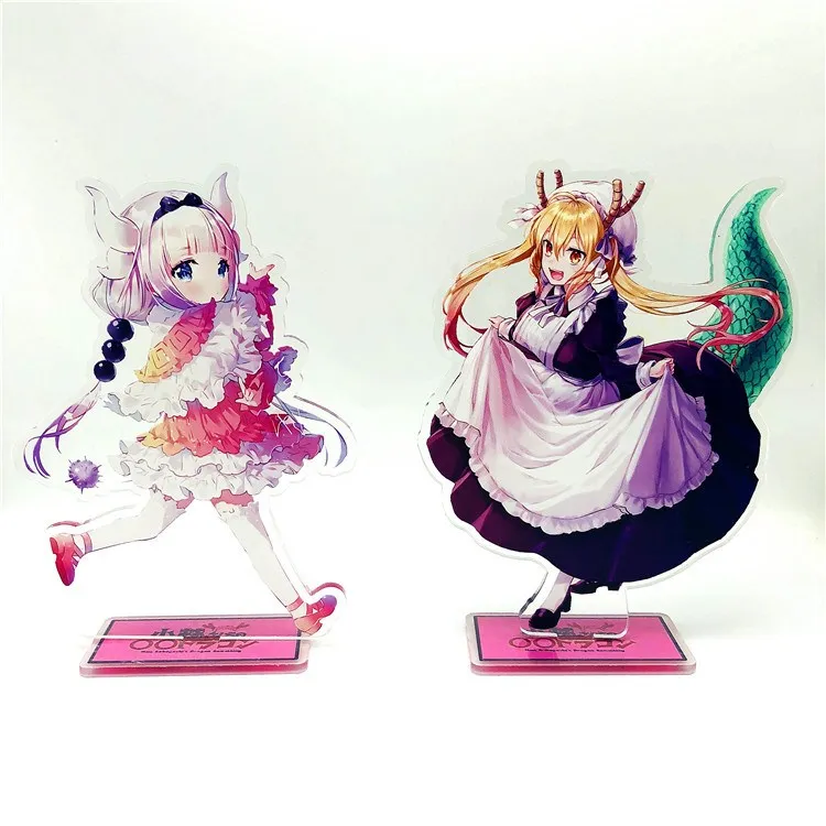 Аниме Miss Kobayashi Дракон горничная Kamui Kanna фигурка на акриловой подставке настольное