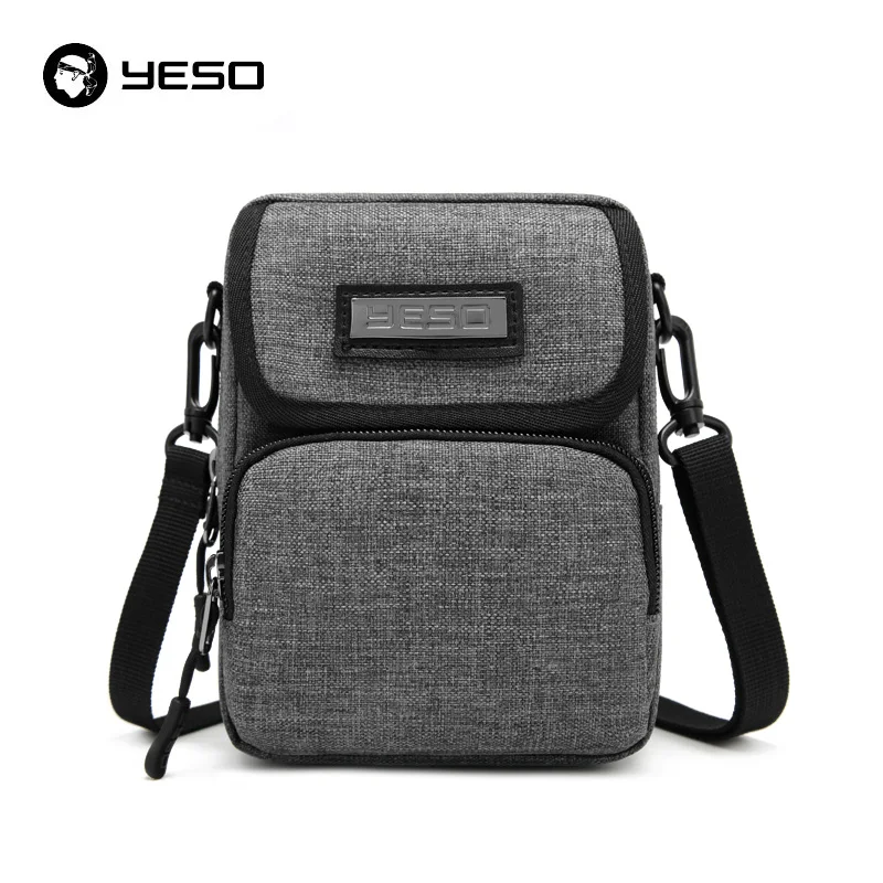 

YESO Shoulder Bags for Men Water Resistant Nylon Leisure Crossbody bags Male Travel Business Messenger Bag