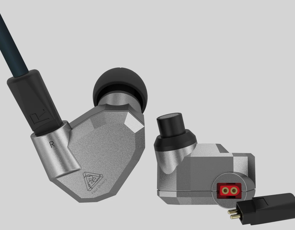 KZ ZS5 наушники 2DD+ 2BA гибридная технология драйвер в ухо монитор гарнитура шумоподавление HiFi музыкальные наушники с микрофоном