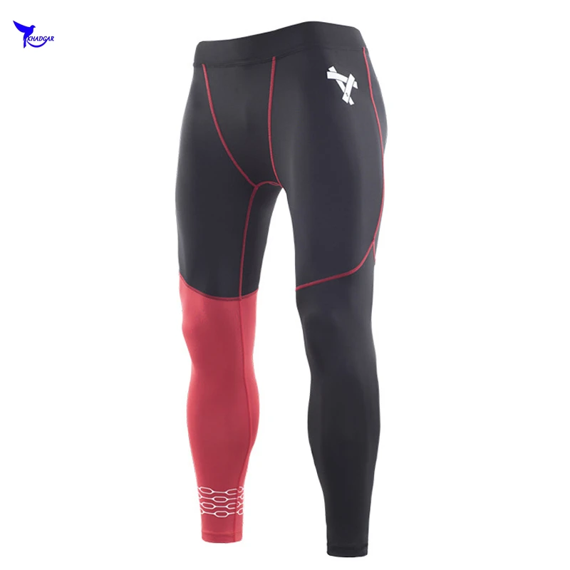 

Patchwork Compression Jogging Pants Elastic Mens Training Running Tights Fitness Gym Bodybuilding Leggings Quick Dry Sportswear