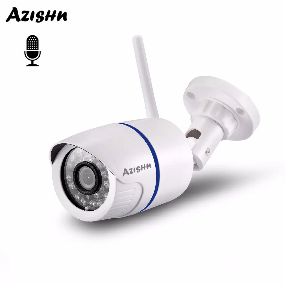 AZISHN HD IP камера 1080P 2.0MP Wifi Аудио запись безопасности наблюдения беспроводная