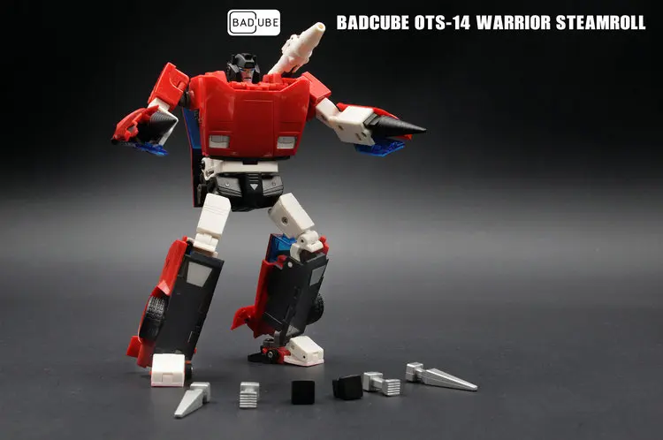 [Show.Z Store] BadCube BC OTS 14 Warrior Steamroll Sideswipe экшн Фигурка трансформер|Наборы для сборки