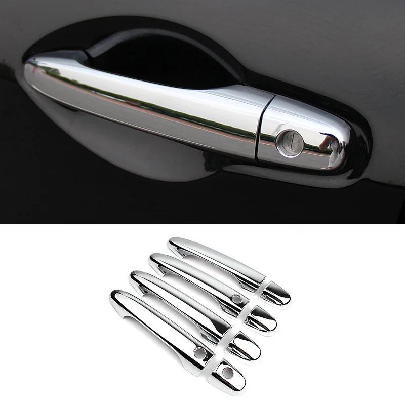 

8 Pieces/Set Car Styling Mirror Triple Chrome Door Handle Cover Trims For 2012 2013 2014 2015 2016 Honda CR-V CRV