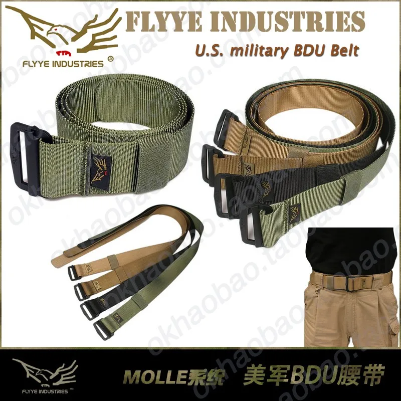 FLYYE FY-BT-B002 1000D CORDURA нейлоновая ткань тактический BDU ремень-тактический lyyeGear ремень и военный ремень