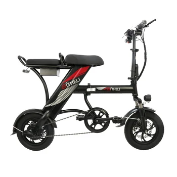 شراءجديد دراجة كهربائية قابلة للطي 12 بوصة انفصال بطارية دراجة كهربائية السفر Ebike الكبار 2-عجلة سكوتر كهربائي