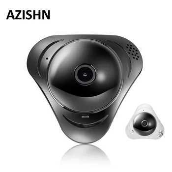 

AZISHN 960P 3D VR WI-FI Camera 360 Degree Panoramic IP Camera 1.3MP/3MP FIsheye Wireless Wifi Smart Camera TF Card Slot IR 10M