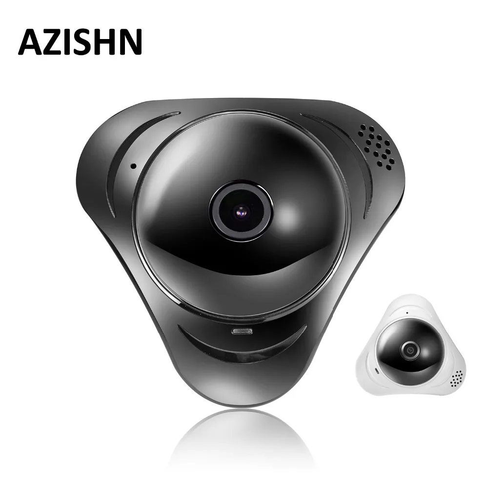 AZISHN 960P 3D VR Wi-Fi камера 360 градусов панорамная IP-камера МП/3 Мп рыбий глаз
