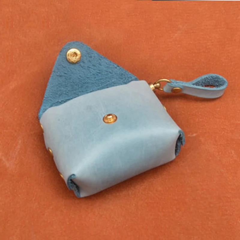 Leather Craft Template New DIY leather craft Handmade Mini bag Small coin purse sewing pattern pvc template