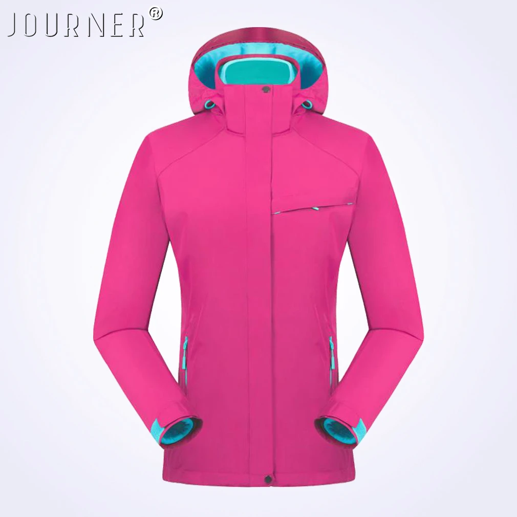 

2018 Outdoor Women Tide Two Sets Of Thick Autumn Winter Removable Jackets Women's Windbreaker Spring Jackets Coat Hot Sale Tops