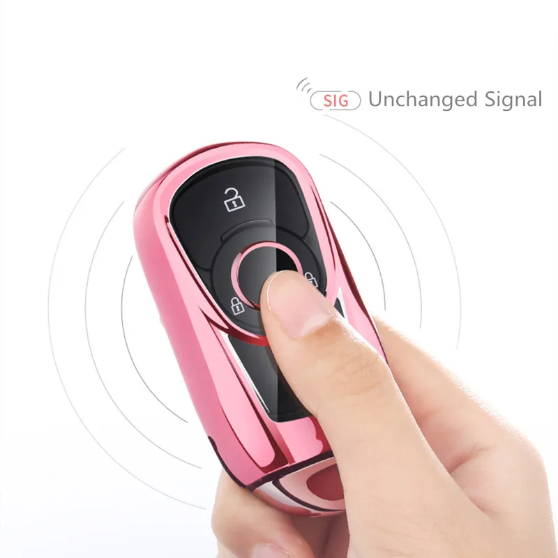 Мягкий чехол для ключей из ТПУ для Buick ENCORE ENVISION, брелок для Лакросса, брелок для ключей, защита для автомобиля