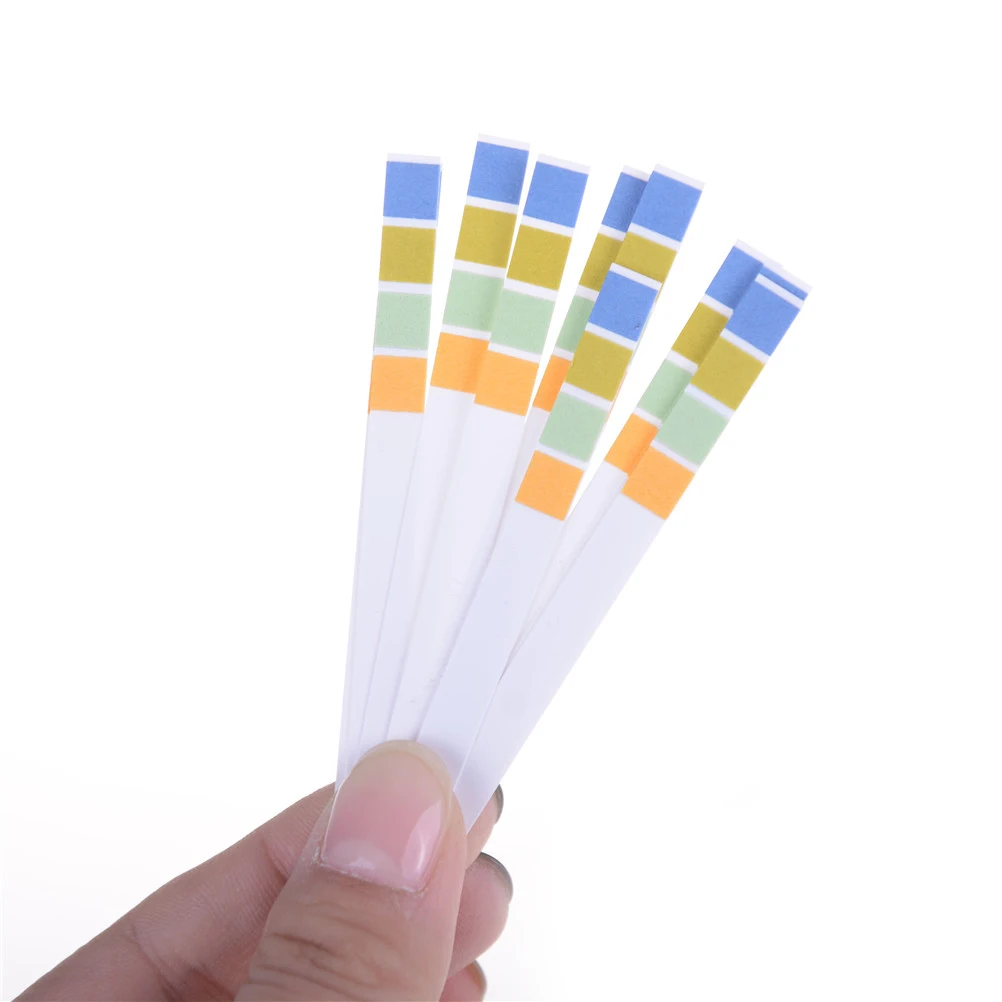 100 Strip 1-14 PH Alkaline Acid Indicator Paper Water Saliva Litmus Testing Kit  Include Packcing Box PH Test Paper