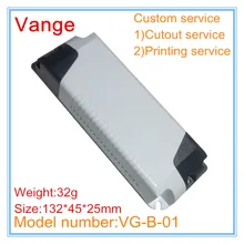 5 шт./лот электронный ящик проекта 132*45*25 мм IP54 огнеупорный ПК Пластиковый корпус diy для Светодиодный драйвер устройства