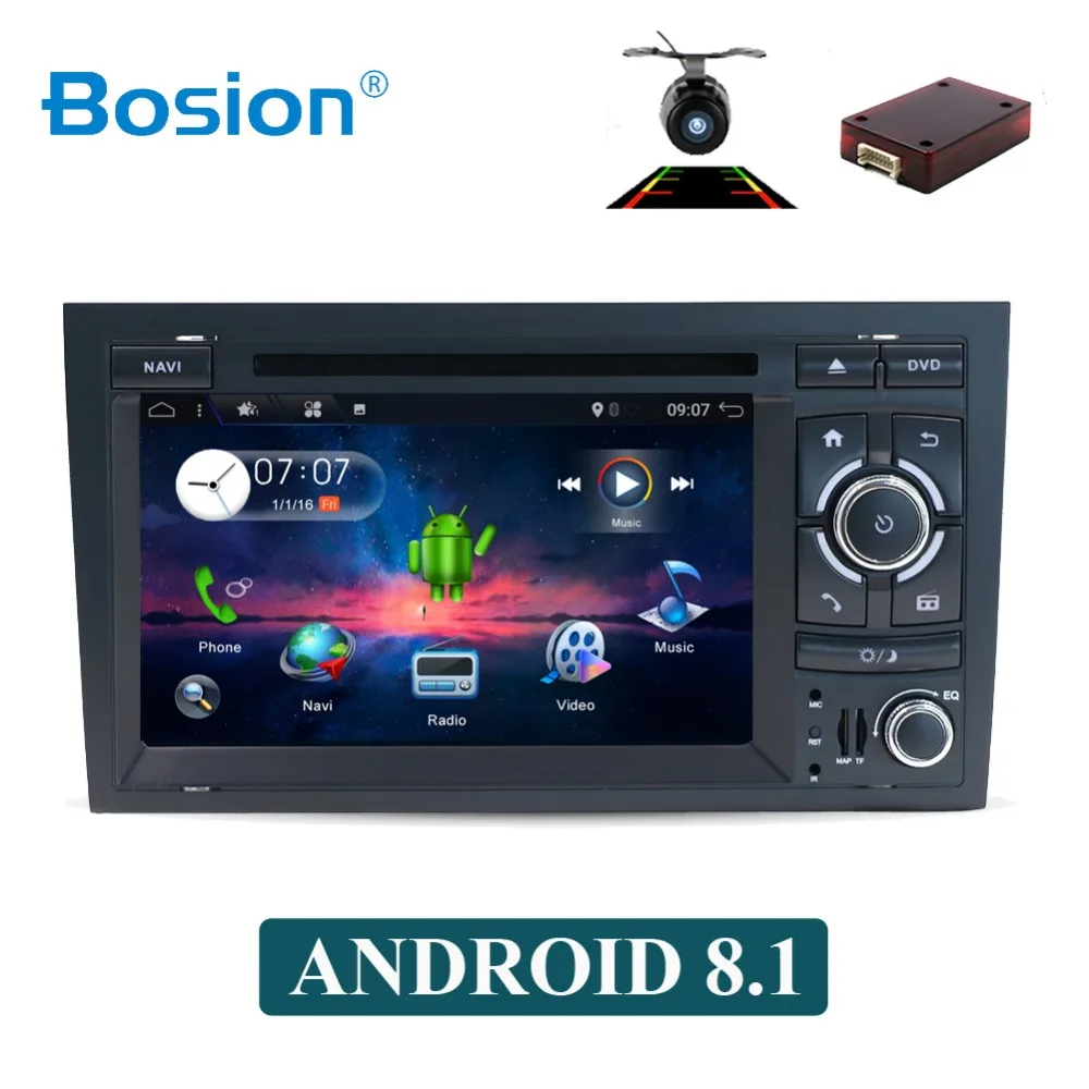 

Octa core 2 din android 8.1 Car DVD GPS Navi for Audi A4 GPS (2003-2008) Audi S4/RS4/8E/8F/B9/B7 car multimedia player BT WIFI